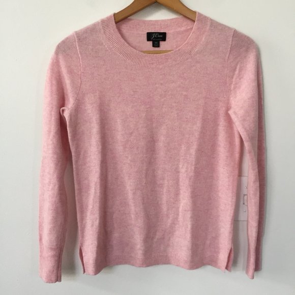 J. Crew 100% Cashmere Crewneck Sweater - Picture 1 of 6
